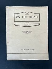 Bentley On The Road Volume 3 Automobile Motor Car Brochure Newsletter Guide