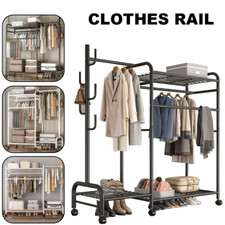 Heavy Duty Double Clothes Rail
