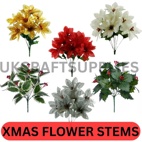 Artificial poinsettia holly - poinsettia,