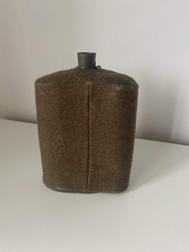 Vintage military felt covered - vintage,