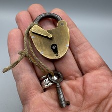 Antique Small Brass heart