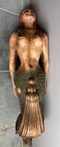 Vintage ship figurehead - ship,