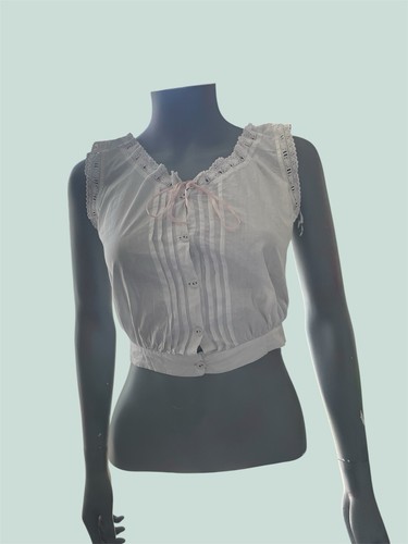 Antique victorian white cotton - victorian,
