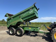 JPM 20T DUMP TRAILER, Tipping