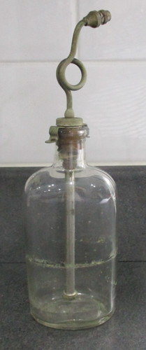 Vintage antique glass oil - oil, or