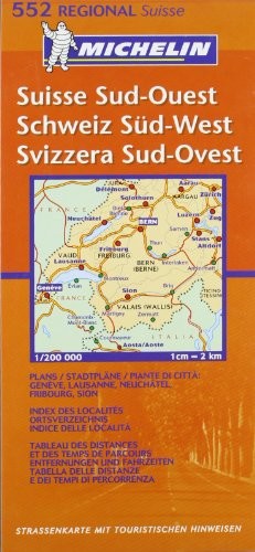 Michelin map 552 - map, regional