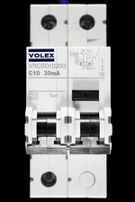VOLEX 10 AMP CURVE C 6kA 30mA