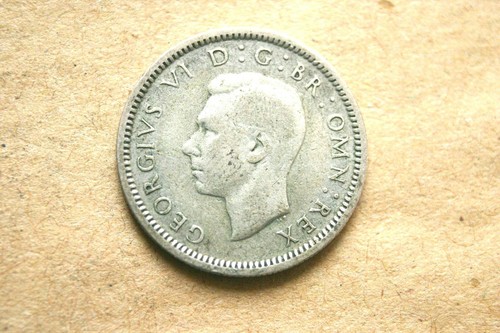 King george sixpences 1937 - george, vi