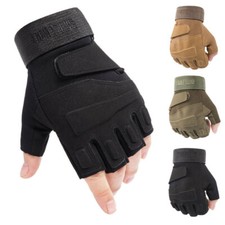 Tactical Hunting Gloves Military Airsoft Paintball Protective Gear Fingerless
