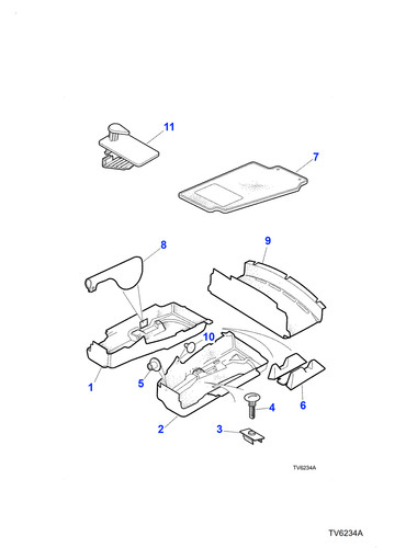 Jaguar genuine turn stud - jaguar,