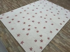 Modern Star Design Hand Tufted Pure NZ Wool Area Rug For Bedroom Kid room