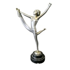 ART DECO SILVERED BRONZE