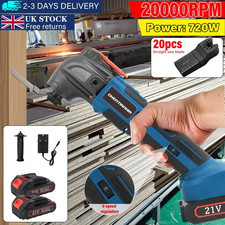 2 Batteries 21V Oscillating Multi Tool Cordless for Sander Scraper Saw+20 Blades