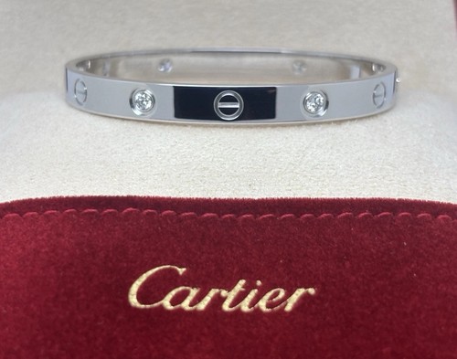 Cartier diamond love bangle - cartier,