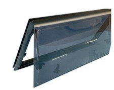 Campervan Hinged Window Black