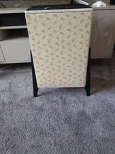 Vintage Retro 1960s Wooden Ottoman Or Wash Basket For Upcycling