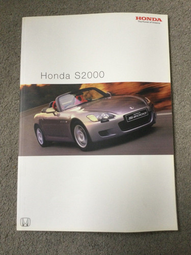 Honda s2000 brochure jan 2002 - brochure,