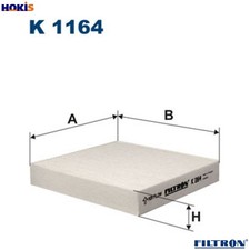 FILTER CABIN AIR K 1164 FOR