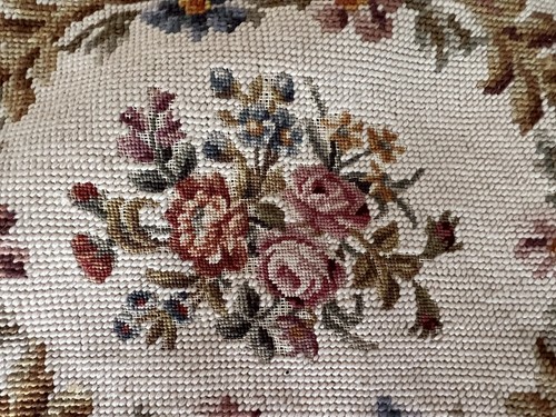 Vintage needlepoint tapestry - vintage,