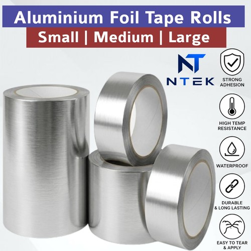 Aluminium foil tape - aluminium, waterproof