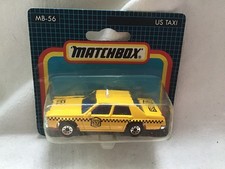 MATCHBOX MB 56 FORD LTD US TAXI CAB  - ON UNOPENED CARD