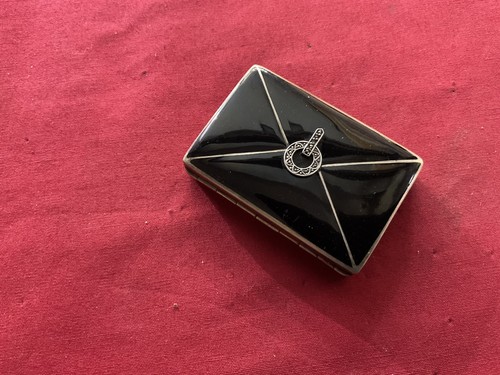 Antique silver enamel - antique,