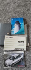 Toyota Avensis Owners Manual Handbook 1997-2003 Model Years