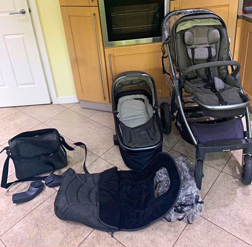 Oyster grey travel system - 2,