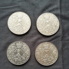 1977 Queen Elizabeth 11 Collectible Coin Silver Jubilee Crown Ex Condition