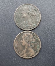 1860 & 1862 Victoria Pennies