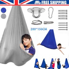 Indoor Swing For Kids Sensory Swing Therapy Autism Hammock + Hanging Hardwares