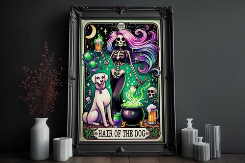 Skull picture gothic print - picture,