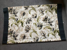 Laura Ashley Gosford Paprika Charcoal  Roller Blind 44’ W & 27’D