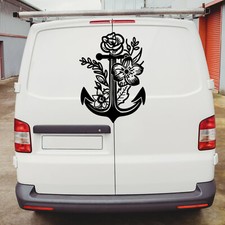 Car Stickers Anchor Flowers