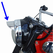 Large 7" Polished Chrome