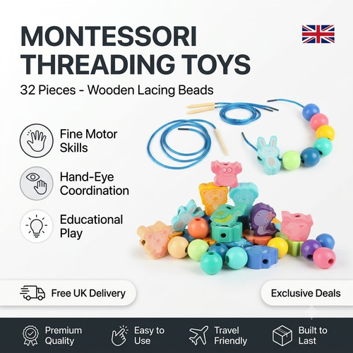 Montessori threading toys - montessori,