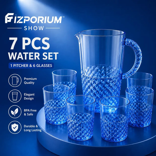 Piece water set pitcher jug - 7,