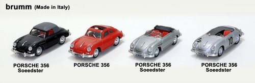 Brumm porsche 356 mini - 1/43,