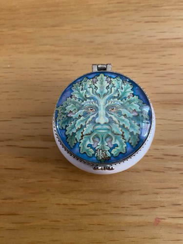 Greenman pill trinket box - pill/trinket,