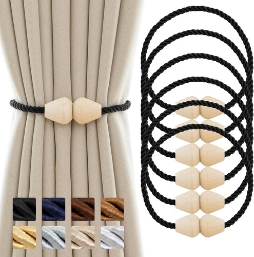 Curtain tiebacks wooden - curtain,