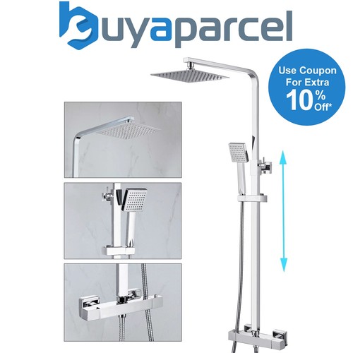 Square thermostatic mixer - thermostatic,