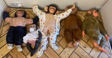 Vintage Chimp Monkey Soft Toy