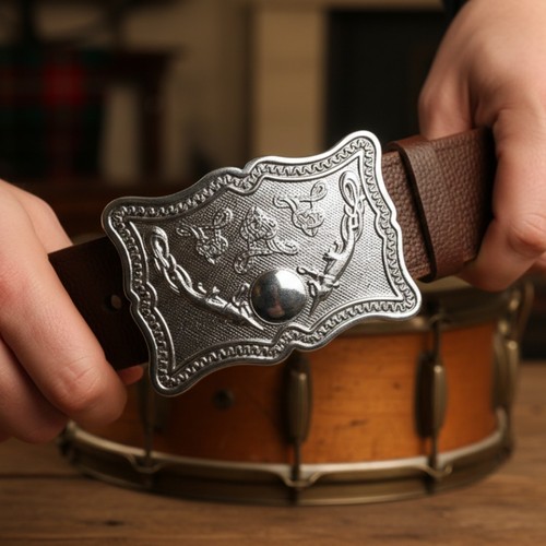 Scottish brown kilt - kilt, belt