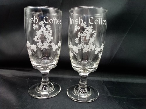 Eamon glass irish coffee harp - coffee,
