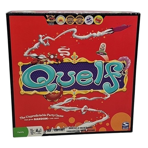 Quelf board game spin master - board,