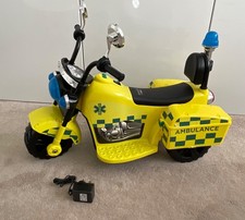 6V Ride On Ambulance Bike
