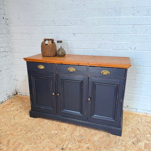 Pine triple sideboard - pine,