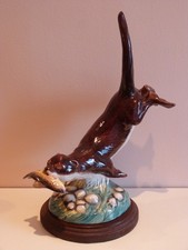 Vintage Swimming Otter & Trout