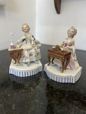 Pair of Continental Porcelain