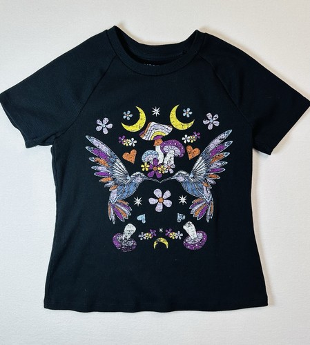 Girls mushroom humming bird - mushroom,